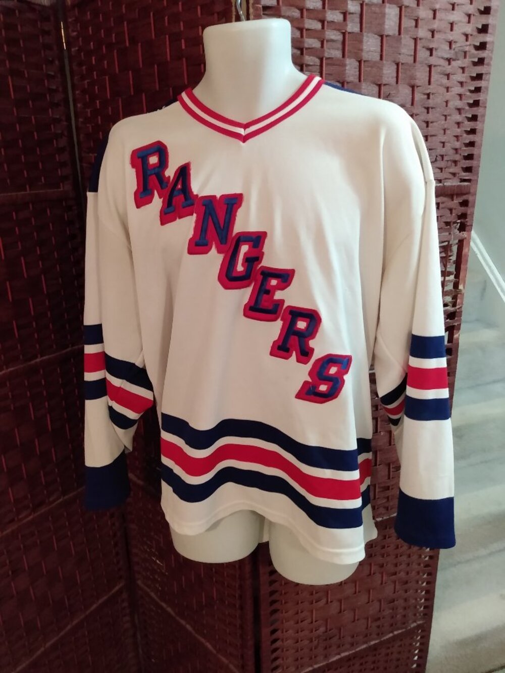 Vintage CCM New York Rangers Jersey 90s Men's Large Hockey NHL